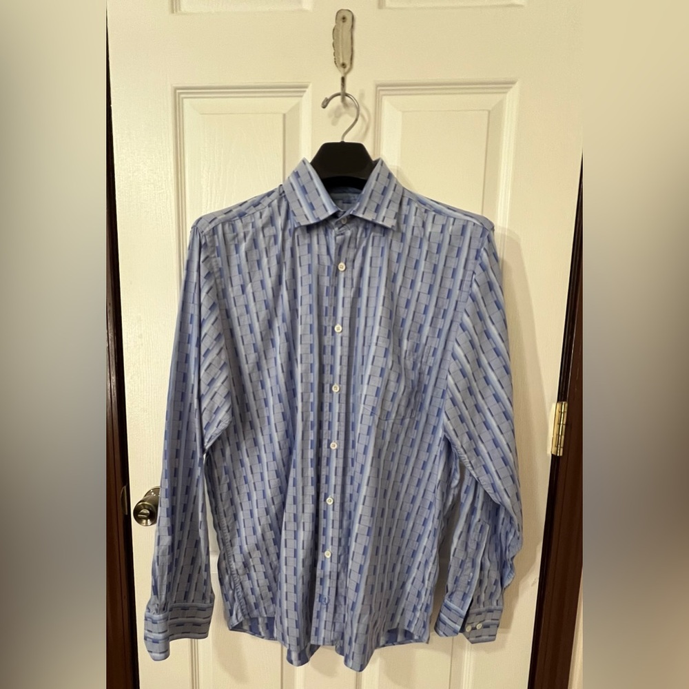 Bugatchi Casual Button Down Cotton Shirt.